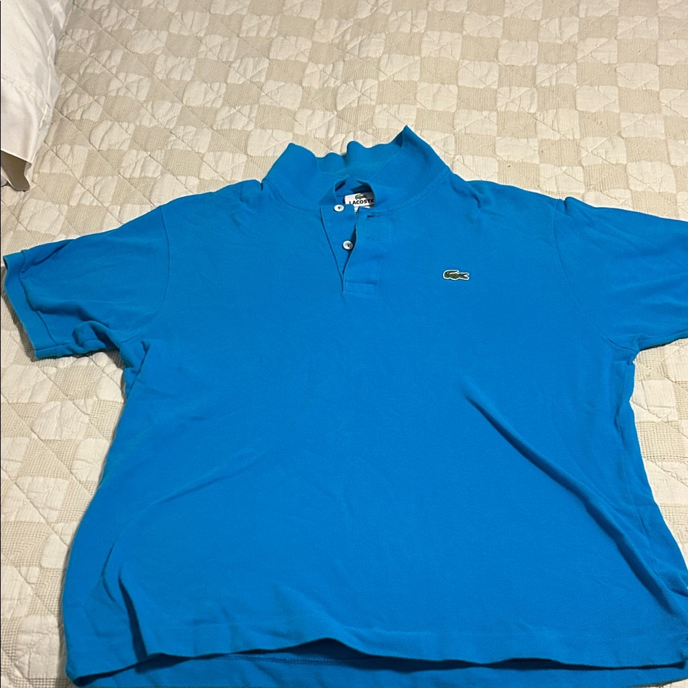 Lacoste Men's Vibrant Blue Polo Shirt